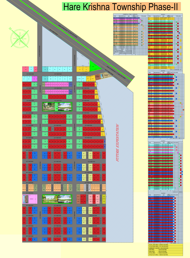Map Hare Krishna Township Phase-2